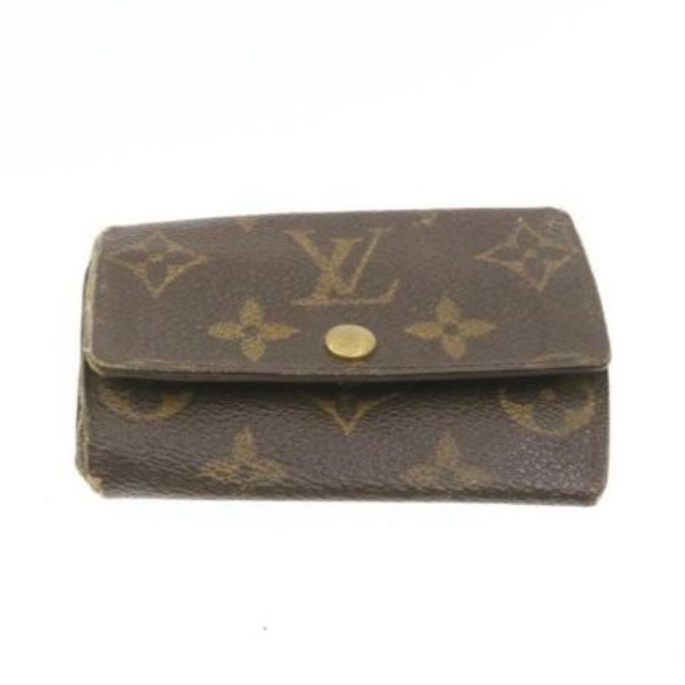 Louis Vuitton Monogram Key Holder/Wallet #157***